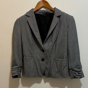 Express Black Charcoal Blazer Size 0